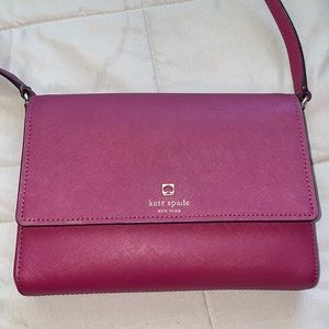 Kate spade maroon crossbody bag